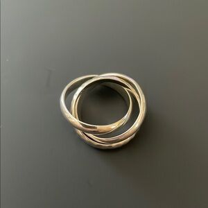 Silpada Silver Triple Band Ring